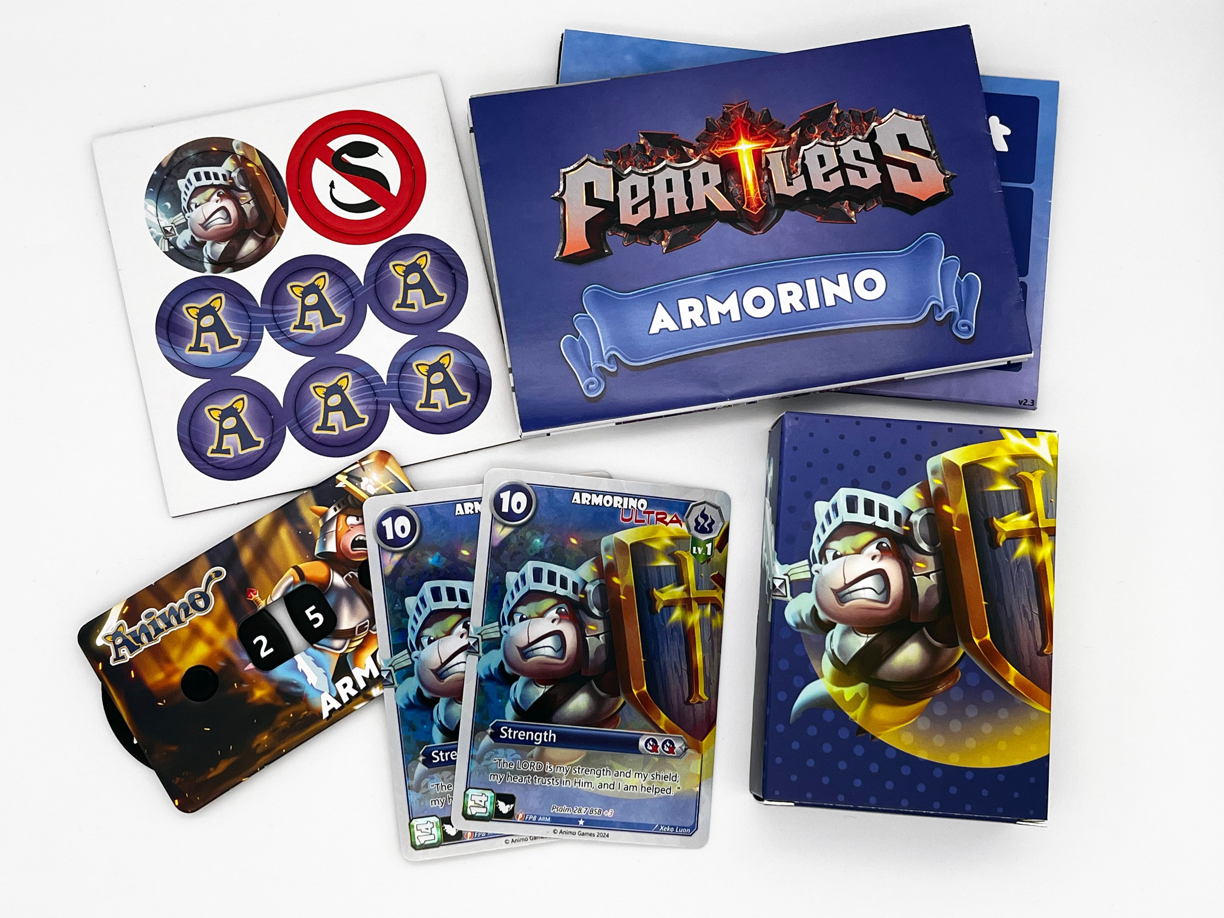 Fearless Armorino Deck | Animo Trading Card Game