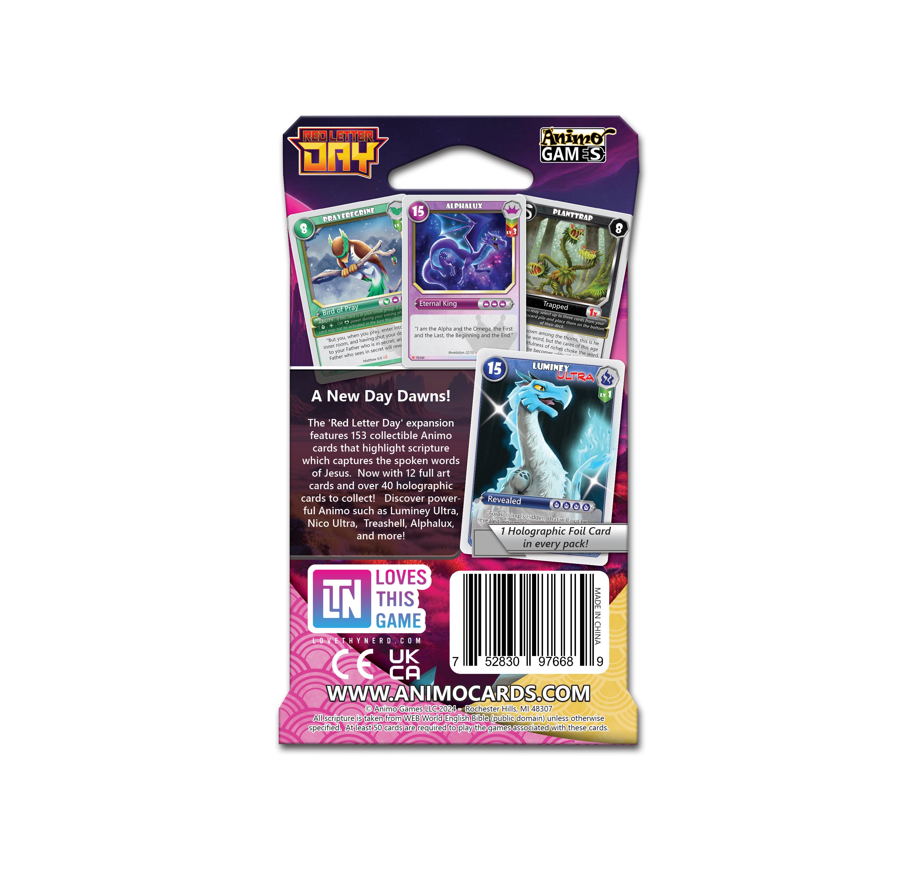 Red Letter Day 12 Card Booster Pack - (2nd Edition)