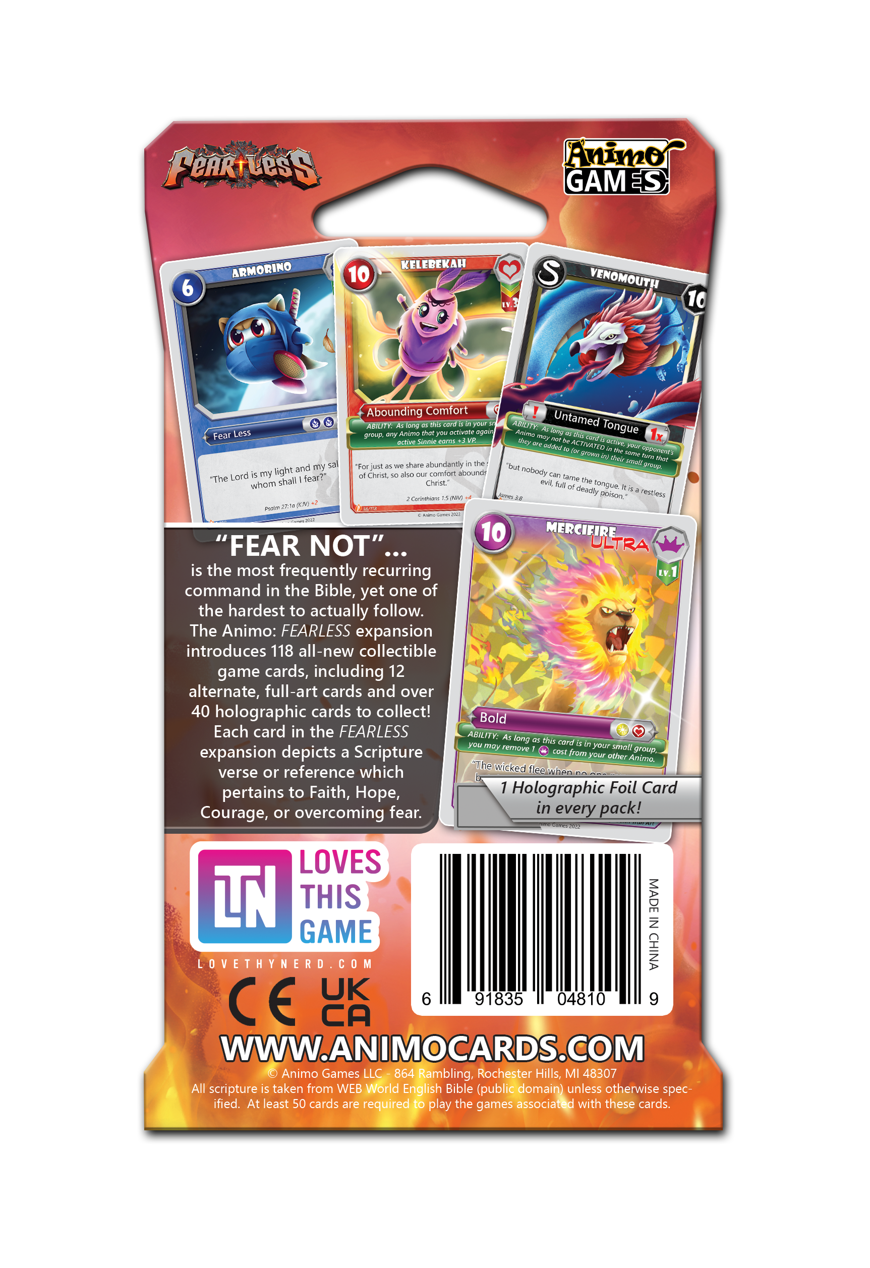 Animo: FEARLESS Booster Pack